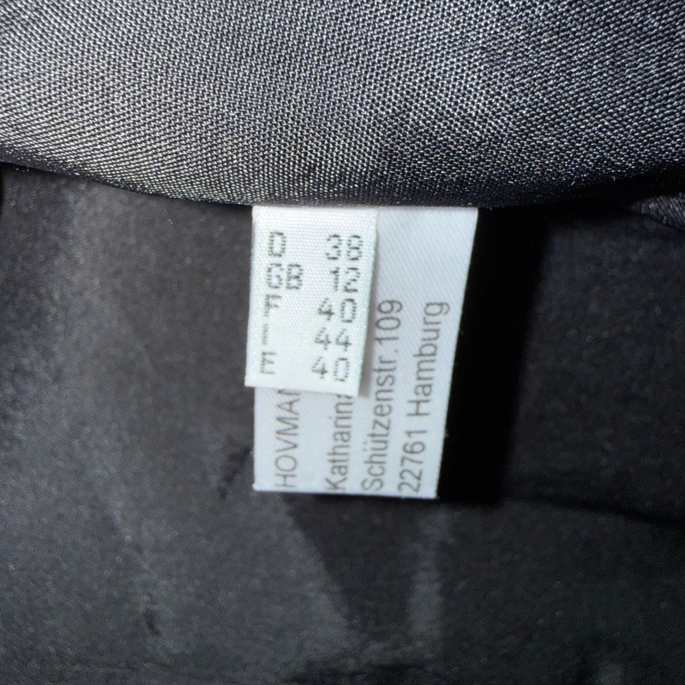 Katharina Hovman Black Blazer EU 36 US‎ 8 Lagenlook Minimalist Made in Germany - Picture 7 of 9